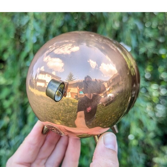 Vintage Copper PIGGY BANK with curled tail by Coppercraft Guild Taunton Mass., - Picture 3 of 10